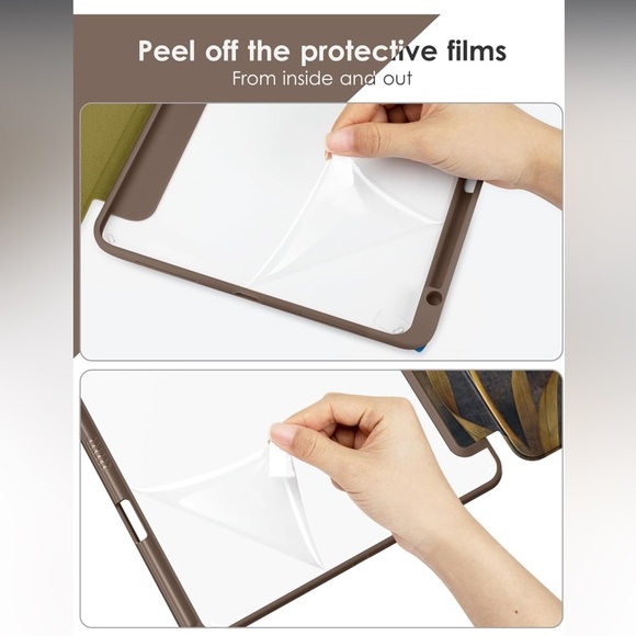 Floral iPad Case with Tulip Design - Picture 6 of 9